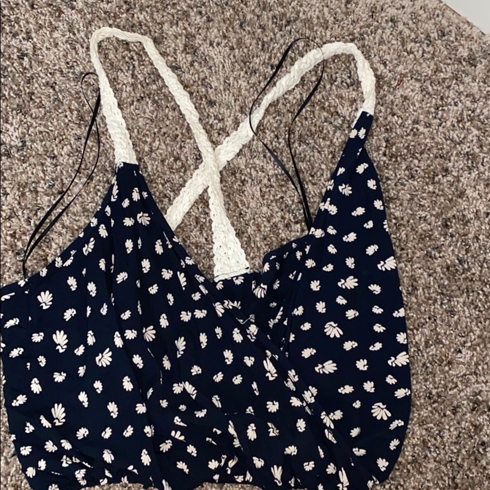 Wrap cropped top